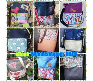 Wendeshopper Tasche Hilda - Freebook von BlauBunt